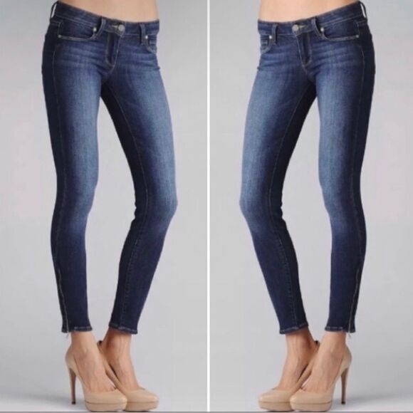 Paige Verdugo Ankle Zipper Jeans 25 New - Picture 10 of 10